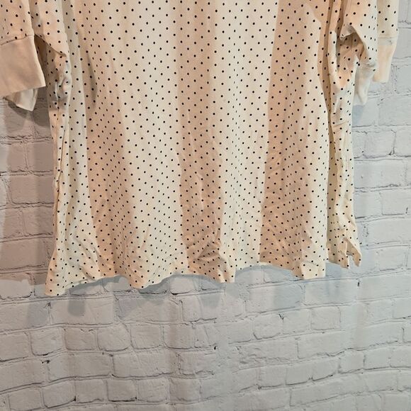 Whites Stag ivory and black polka dot plus size 4X t shirt - Picture 4 of 9